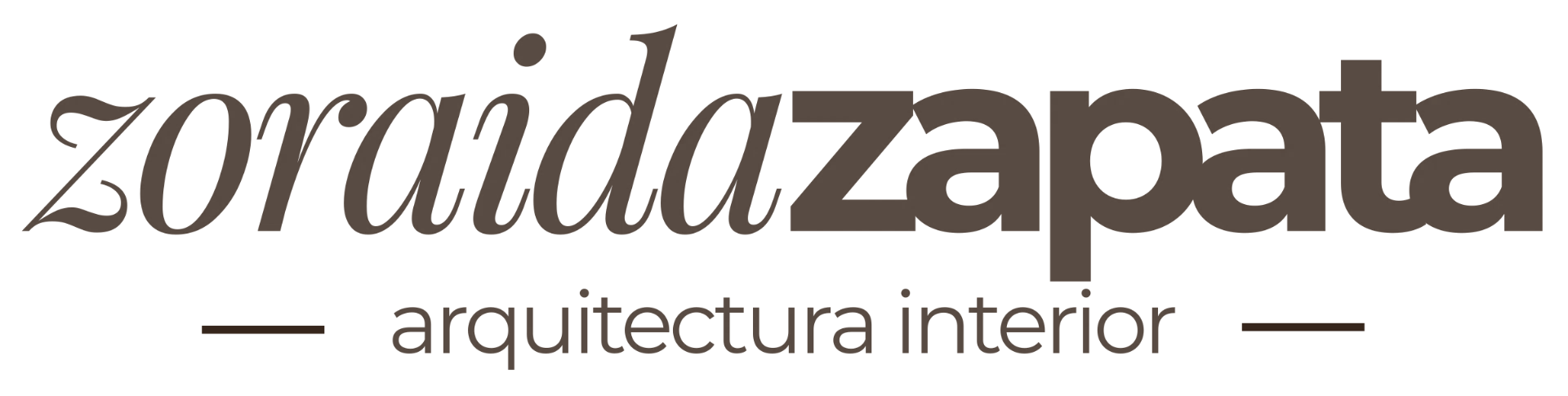 Zoraida Zapata · Arquitectura interior